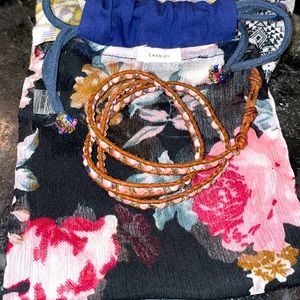 Chan Luu wrap bracelet with signature bag